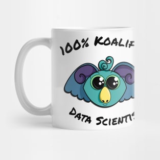 100% Koalified Data Scientist | Koala Dusk White Mug